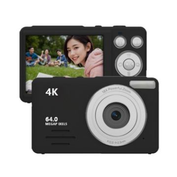 Anytek S7 4K HD Digital Camera for Travel & Kids - Black - 1