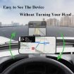 Black Car Dashboard Sun Visor Phone Mount Holder Navigation Bracket - 3