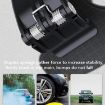 Black Car Dashboard Sun Visor Phone Mount Holder Navigation Bracket - 7