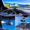 Black Car Dashboard Sun Visor Phone Mount Holder Navigation Bracket - 8