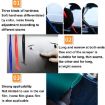 4pcs Car Film Edge Trimmer Tool Set - Seam Tucking Scraper Kit - 3