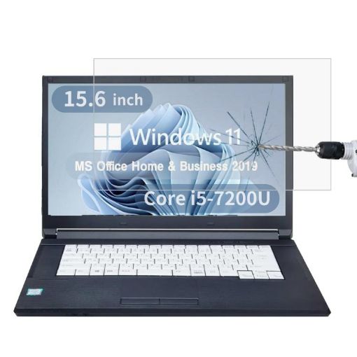 Fujitsu LIFEBOOK A577 15.6" Tempered Glass Film 9H 0.3mm Explosion-proof - 1