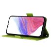 Vivo S30 Pro Mini Green Embossed Rose RFID Anti-theft Leather Case - 3