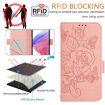 Vivo S30 Pro Mini Pink Embossed Rose RFID Anti-theft Leather Case - 5