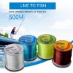 8.0# 0.47mm 10.1kg 500m Blue Raw Silk Nylon Fishing Line - Extra Strong - 2