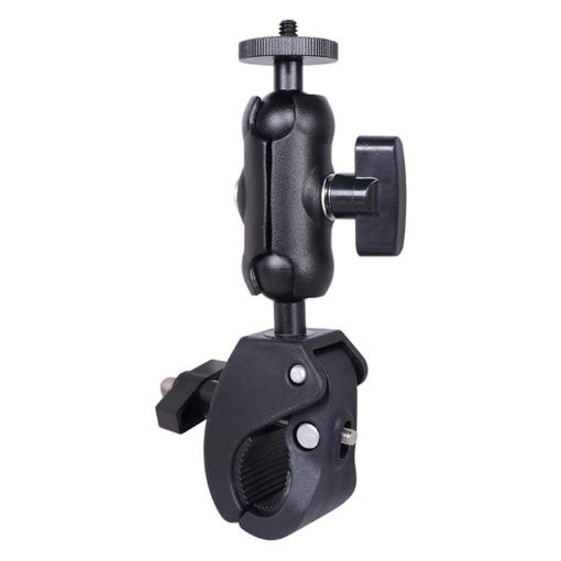 Universal Action Camera Handlebar Clamp, Small 15.5cm, Black - 1