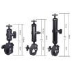 Universal Action Camera Handlebar Clamp, Small 15.5cm, Black - 2