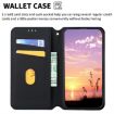 Ulefone Note 16 Pro Blue Flip Leather Phone Case with Cubic Grid Texture - 3