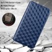 Ulefone Note 17 Pro Blue Flip Leather Phone Case with Cubic Grid Texture - 6