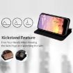 Ulefone Note 20 Pro Brown Flip Leather Phone Case with Cubic Grid Texture - 4