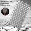 Ulefone Note 21 Silver Flip Leather Phone Case with Cubic Grid Texture - 6