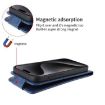 Ulefone Note 19 Blue Magnetic Vertical Flip Leather Phone Case with Buckle - 5