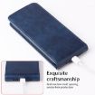 Ulefone Note 19 Blue Magnetic Vertical Flip Leather Phone Case with Buckle - 6