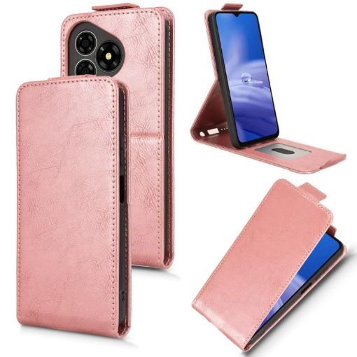 Ulefone Note 19 Rose Gold Magnetic Flip Leather Case with Buckle - 1