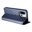 OnePlus 13T Blue Flip Leather Phone Case with Cubic Grid Texture - 5