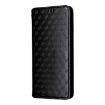OnePlus Ace 5 Racing Flip Leather Phone Case - Black Cubic Grid Texture - 2