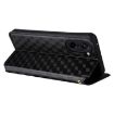 OnePlus Ace 5 Racing Flip Leather Phone Case - Black Cubic Grid Texture - 6