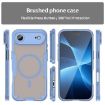iPhone 17 Air Armor Glaze MagSafe Case - Blue, Magnetic Protection - 3