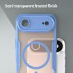 iPhone 17 Air Armor Glaze MagSafe Case - Blue, Magnetic Protection - 6