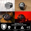 AK61 BT Call Smart Watch - Blood Pressure/Heart Rate/Sports Tracker (Black) - 8