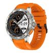 AK77 BT Call Smart Watch - Blood Oxygen/Pressure/Heart Rate Monitor, Orange - 1