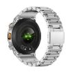 AK81 Silver Steel Smart Watch, BT Call, Blood Pressure/Heart Rate Monitor - 4