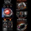 AK82 BT Call Smart Watch - Blood Oxygen/Pressure/Heart Rate Monitor, Space Gray - 6