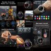 AK82 BT Call Smart Watch - Blood Oxygen/Pressure/Heart Rate Monitor, Space Gray - 9