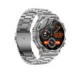 AK82 BT Call Smart Watch, Blood Oxygen/Pressure/Heart Rate Monitor, Silver - 2