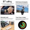 AK83 Smart Watch, BT Call, Blood Pressure/Heart Rate Monitor, Black Silicone - 7