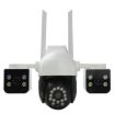 QX155 6MP Triple Camera WiFi with Humanoid Detection - UK Plug - 1