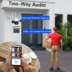 QX155 6MP Triple Camera WiFi with Humanoid Detection - UK Plug - 7