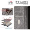 Xiaomi 14 Ultra Grey Leather RFID Blocking Phone Case - 6
