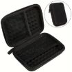 Portable Black EVA Storage Box for Mobile Hard Drive Data Cable - 1
