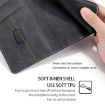 Redmi A5 4G Leather Phone Case - Black/Grey Contrast Buckle 171.7mm - 7