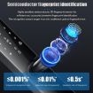 Z17 Tuya Smart WiFi Fingerprint Password Door Lock, 16cm Black - 3