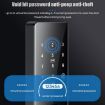Z17 Tuya Smart WiFi Fingerprint Password Door Lock, 16cm Black - 4