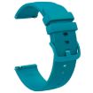 18mm xDfind Flat Cyan-blue Silicone Watch Band - Pure Color - 2