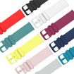 18mm xDfind Flat Pure Color Silicone Watch Band - Cactus Green - 5