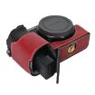 Sony ILCE-6400/A6300/A6200 Wine Red PU Leather Camera Half Case - 4