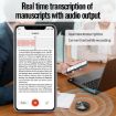JNN A6 Portable Smart AI Magnetic Recorder, 64GB, APP Control, Black - 7