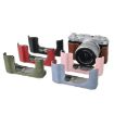 FUJIFILM X-M5 Green Litchi Texture PU Leather Camera Half Case Base - 6