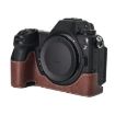 Nikon Z6III Litchi Texture PU Leather Camera Half Case Base - Coffee - 2
