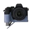 Nikon Z50II Blue Litchi Texture PU Leather Camera Half Case Base - 2