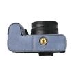 Nikon Z50II Blue Litchi Texture PU Leather Camera Half Case Base - 4