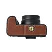 Nikon Z50II Litchi Texture PU Leather Camera Half Case Base - Coffee - 4