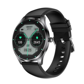 H77 1.43" AMOLED Smart Watch IP67 Waterproof with BT Call (Black) - 1