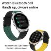 H78 1.43" AMOLED Smart Watch IP67 Waterproof BT Call Silver Milanese - 7