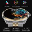 H78 Smart Watch 1.43" AMOLED IP67 Waterproof BT Call Gold/Black - 4