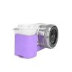 Sony Alpha ZV-E10 II/ZV-E10M2 Purple Litchi Texture PU Leather Camera Case - 2